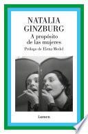 Libro A propósito de las mujeres