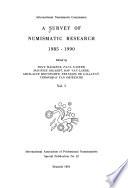 A Survey of Numismatic Research, 1985-1990