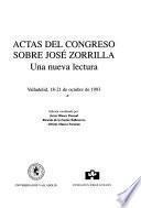 Actas del Congreso sobre José Zorrilla