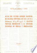 Actas del último consejo nacional de Falange Española de las J.O.N.S. (Salamanca, 18-19-IV-1937) y algunas noticias referentes a la Jefatura Nacional de Prensa y Propaganda