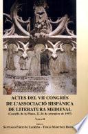 Actes del VII Congrés de l'Associació Hispànica de Literatura Medieval: Comunicacions (Carmona, Fernando - Mejía Ruiz, Carmen)