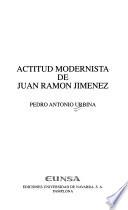 Actitud modernista de Juan Ramón Jiménez