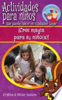 Libro Actividades para niños que puede hacer en cualquier lugar