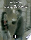 Libro Actos Mínimos