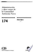 Administración y altos cargos de la Comunidad Autónoma Vasca
