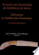 Advances in earthworm taxonomy