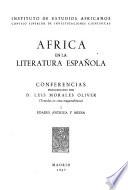 Africa en la literatura española: Edades antigua y media