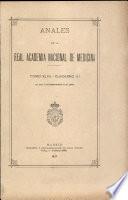 Anales de la Real Academia Nacional de Medicina - 1927 - Tomo XLVII - Cuaderno 4