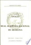 Anales de la Real Academia Nacional de Medicina - 2002 - Tomo CXIX - Cuaderno 1