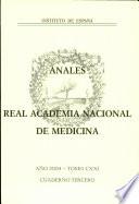 Anales de la Real Academia Nacional de Medicina - 2004 - Tomo CXXI - Cuaderno 3
