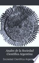 Libro Anales de la Sociedad Científica Argentina