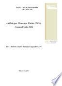 Libro Análisis por elementos finitos (FEA). CosmosWorks 2006