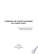Antología de textos literarios del exilio vasco