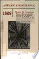 Anuario bibliográfico de historia del pensamiento ibero e iberoamericano