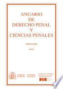 Anuario de Derecho Penal y Ciencias Penales (tomo LXXIII, 2020)