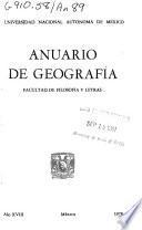 Anuario de geografía