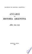 Anuario de historia argentina