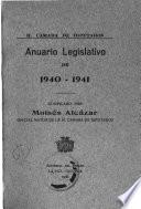 Anuario legislativo de ...
