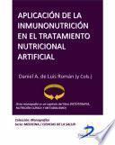 Libro Aplicación de la inmunonutrición en el tratamiento nutricional artificial