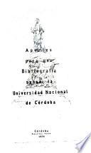 Aportes para una bibliografía sobre la Universidad Nacional de Córdoba