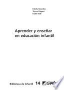 Libro Aprender y enseñar en educación infantil