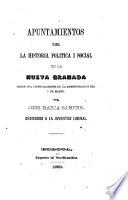 Apuntamientos para la historia politica i social de la Nueva Granada desde 1810