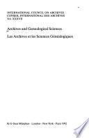 Archives and Genealogical Sciences