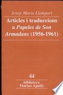 Articles i traduccions a Papeles de Son Armadans (1956-1961)