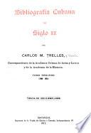 Bibliografía cubana del siglo XX