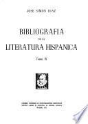 Bibliografia de la literatura hispanica. (Adiciones a los tomos 1-3)