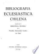 Bibliografía eclesiástica chilena
