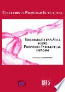 Bibliografia española sobre Propiedad Intelectual 1987-2000