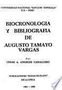 Biocronología y bibliografía de Augusto Tamayo Vargas