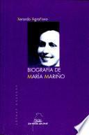 Biografía de María Mariño