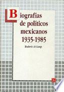 Biografías de políticos mexicanos, 1935-1985
