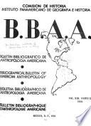Boletín bibliográfico de antropología americana