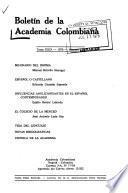 Boletín de la Academia Colombiana