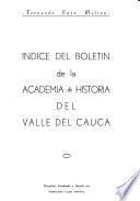 Boletín de la Academia de Historia del Valle del Cauca