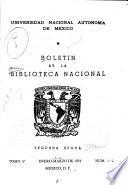 Boletín de la Biblioteca Nacional