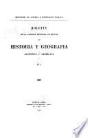 Boletín de la Comisión Revisora de Textos de Historia y Geografía Argentina y Americana