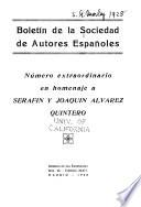 Boletín de la Sociedad de autores españoles
