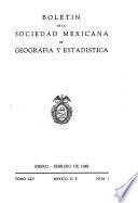 Boletin de la Sociedad de Geografia y Estadistica de la Republica Mexicana