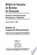 Boletín de sumarios de revistas de economía