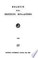 Boletín del Instituto Riva-Agüero