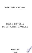 Breve historia de la poesía española