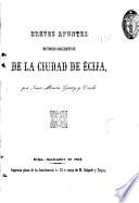 Breves apuntes histórico-descriptivos de la ciudad de Écija