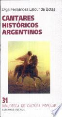 Cantares historicos argentinos