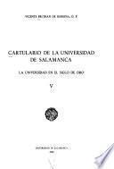 Cartulario de la Universidad de Salamanca