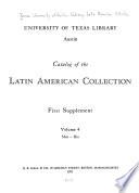Catalog of the Latin American Collection