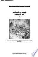Catálogo de cartografía histórica de Jaén: L-V